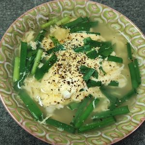 M＊Pの作ってみた!投稿(にら玉ラーメン)