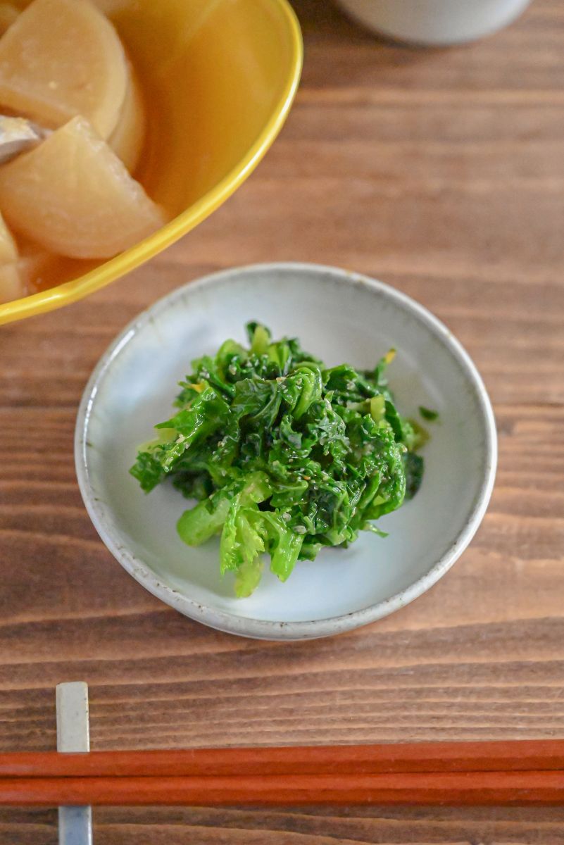 かき菜をシンプルに味わう!かき菜のナムル レシピサイトNadia