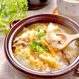 疲れた胃に優しい♪『鶏と野菜の中華風たまご雑炊』