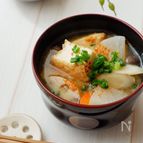 具沢山＊厚揚げと根菜のお味噌汁