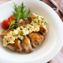 チキンソテー ブロッコリータルタルソース