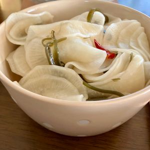 669544の作ってみた!投稿(褒められ副菜　大根の千枚漬け)