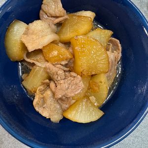 tanu🌿の作ってみた!投稿(味染み大根じゅわっと美味しい♡【豚バラ大根の煮物】)