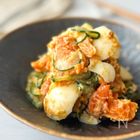 【にんじん】丸ごとレンチンで驚きの甘さに！「丸ごとにんたまサラダ」10分で完成♪