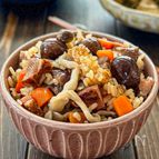 お米で作る《中華おこわ風♡炊き込みご飯》