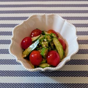 𝔂𝓾𝓶𝓲🍓の作ってみた!投稿(夏バテ予防《夏野菜たっぷり♡中華サラダ》)