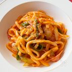 うどんナポリタン【冷凍うどんは救世主】