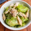 レンジで簡単♪【ささみとレタスのやみつき中華サラダ】