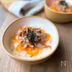 子どもパクパク！彩り豚丼✩