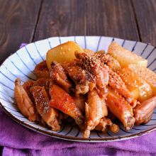 大根と手羽中のスタミナ照り煮
