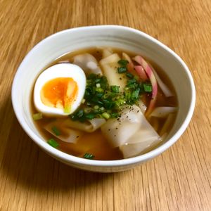 Nao★彡の作ってみた!投稿(包む手間いらず！ちゅるんと美味しい♪ワンタンスープ)