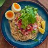 大人に嬉しい！野菜たっぷり ピリ辛サルサ冷やしうどん