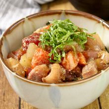 絶品あまうまだれ♪ごまだれ漬け丼