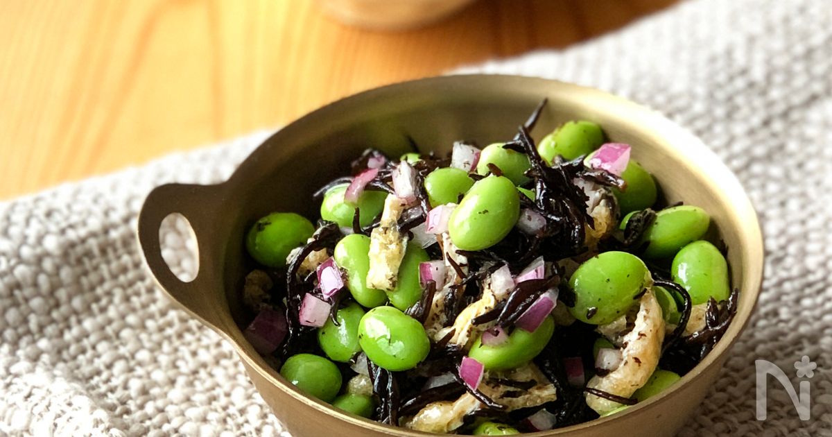 ひじきと枝豆のさっぱりサラダ レシピサイトNadia