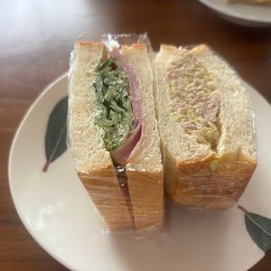 こむぎの作ってみた!投稿(白だし風味３種のサンドイッチ｜きゅうり・ツナキャベツ・たまご)