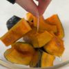レンチン×味付け1つ!【かぼちゃのごまがらめ】の工程3