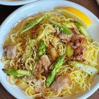 【豚バラとアスパラの塩焼きそば】レモンでさっぱり爽快♡
