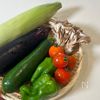 夏こそ食べたい♪【夏野菜と鶏肉の焼き煮浸し】の工程2
