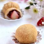 もちもち！おからいちご大福〜きな粉まぶし〜【レンジで簡単】