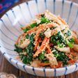 栄養満点♡蒸し鶏とほうれん草のごま和え【#作り置き】