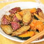 ホッとする1品です♪揚げ根菜の甘辛