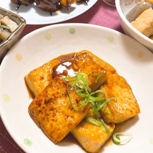633toの作ってみた!投稿(豆腐一丁で驚きの満足感『もちもち豆腐の特製うまだれステーキ』)