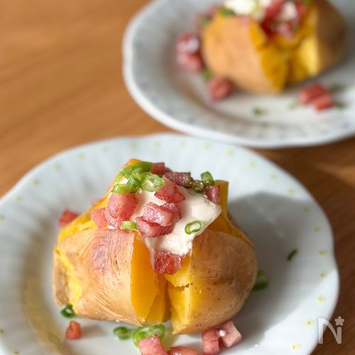 おかずにもおつまみにも!【じゃがいも丸ごと焼き】