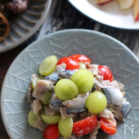 ぶどうとトマトと青魚のマリネ By 小澤 朋子 レシピサイト Nadia ナディア プロの料理家のおいしいレシピ