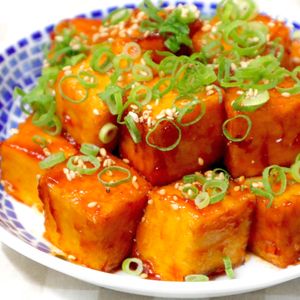 まゆの作ってみた!投稿(仕事終わり10分でOK👍【甘辛厚揚げ】)