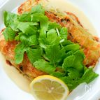 銀だらのじゃがいも包み焼き 白味噌バターソース