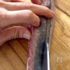 アジの梅きゅうり巻きの工程1