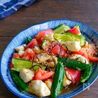 長芋ときゅうりとトマトのさっぱり塩昆布マリネ