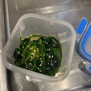 みらりの作ってみた!投稿(ほうれん草のナンプラーナムル)