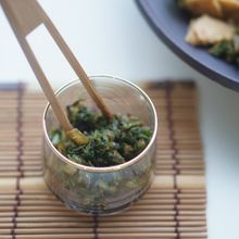 カレーに合う！スパイス香る大根葉の漬物