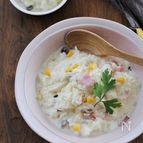 優しい味わいのミルクリゾット