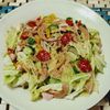 M＊Pの作ってみた!投稿(お野菜たっぷりのサラダ蕎麦柚子胡椒味)