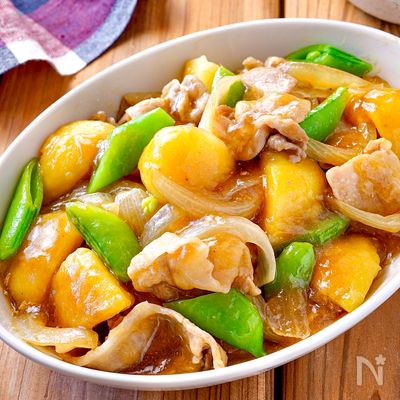【肉じゃが風とろみあん】煮込み5分！ほっこり和おかず🇯🇵