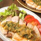 豚の旨味引き立つ♪おろしそだれのポークソテー
