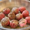 ルパンと次元が奪い合って食べた【ミートボールスパゲッティ】の工程2