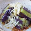 10分!熱々ごま油をかけて\蒸しなすのねぎオイルがけ/