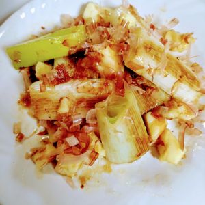 ゆみの作ってみた!投稿(10分| 焼きねぎとモッツァレラのおつまみマリネ)