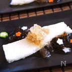 冷んやり天の川長芋ところてん☆つゆ氷掛け