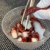卵焼き器で簡単に✨お手軽たこ焼き風オムレツ🐙の工程3