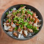 火を使わない♪簡単！ちくわ納豆ごはん