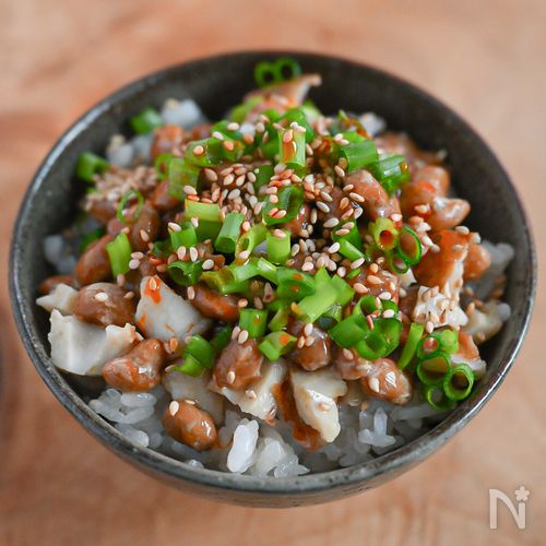 火を使わない♪簡単!ちくわ納豆ごはん
