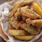手羽中とポテトののり塩揚げ