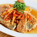 【揚げない】鰺のはちみつ梅南蛮漬け