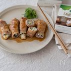 肉巻きカマンベールチーズ。
