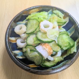 ゆいの作ってみた!投稿(【キャベツとちくわときゅうりの和え物】ごま油香る♪簡単副菜！)