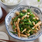 ヘルシー！簡単！鶏むねの青椒肉絲